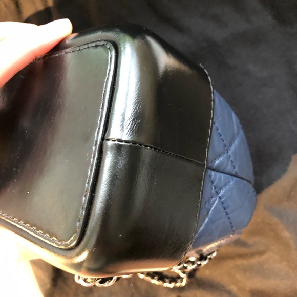 CHANEL GABRIELLE BACKPACK NAVY/BLACK SMALL - Picture 9 of 9